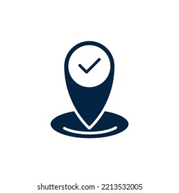 Pin line icon. Simple element illustration. Pin concept outline symbol design.