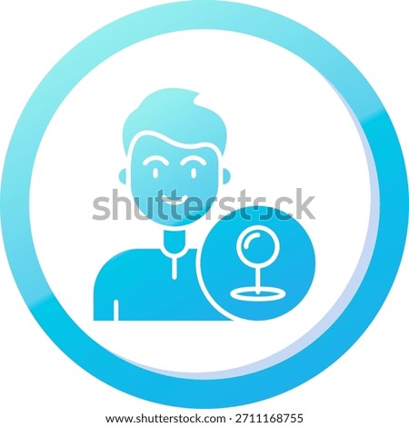 Pin Line vector Icon Design