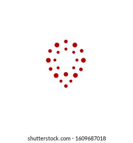 pin local logo design template sign