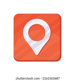 pin location app button icon