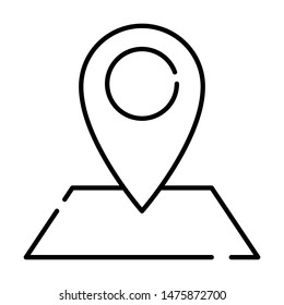 pin location call center icon vector