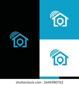 pin location house network logo