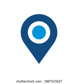 Pin Location Icon can be used for company, logo, and others.