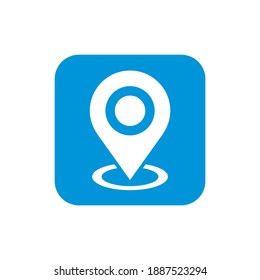 Pin Location Icon can be used for company, logo, and others.