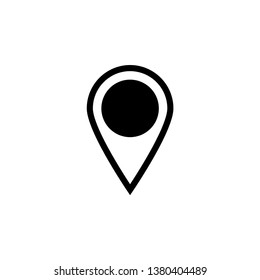 pin location icon design template