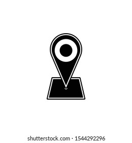 Pin Location Icon , flat design Vector Illustration