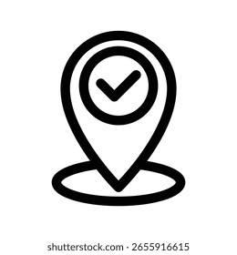 Pin-Position Symbol Illustration Vektor Design Vorlage