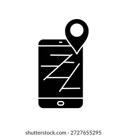 Pin location icon illustration vector design template