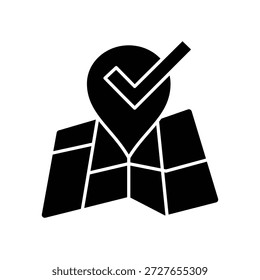 Plantilla de diseño de Vector de ilustración de icono de ubicación de pin