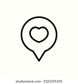 pin, icono de ubicación, icono aislado en fondo claro, perfecto para sitio web, blog, logotipo, diseño gráfico, medios sociales, interfaz de usuario, aplicación móvil