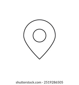 ícone Localização do Pin. marcadores de mapa. modelo de símbolo de pin de mapa para ilustração de vetor de logotipo de coleção de design gráfico e Web