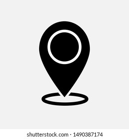 Pin Location Icon. Map Pointer Vector, Sign and Symbol for Design, Presentation, Website or Apps Elements.