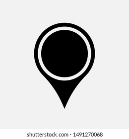 Pin Location Icon. Map Pointer Vector, Sign and Symbol for Design, Presentation, Website or Apps Elements.