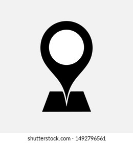 Pin Location Icon. Map Pointer Vector, Sign and Symbol for Design, Presentation, Website or Apps Elements.