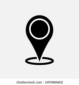 Pin Location Icon. Map Pointer Vector, Sign and Symbol for Design, Presentation, Website or Apps Elements.