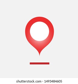 Pin Location Icon. Map Pointer Vector, Sign and Symbol for Design, Presentation, Website or Apps Elements.