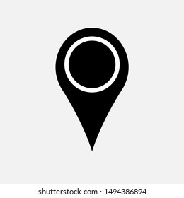 Pin Location Icon. Map Pointer Vector, Sign and Symbol for Design, Presentation, Website or Apps Elements.