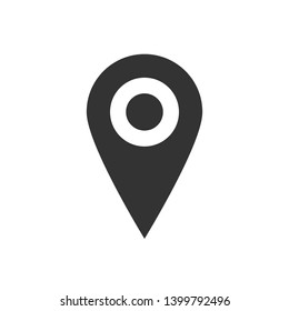 Pin Location Icon. Mark, Location. Place, Position Symbol for Infographics, Design Elements, Websites, Presentation and Application - Vector.