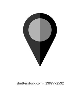 Pin Location Icon. Mark, Location, Place or Position Illustration As A Simple Vector, Trendy Sign & Symbol for Design and Websites, Presentation or Application.