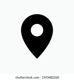 Pin Location Icon - Object Place Illustration, As A Simple Vector Sign and Symbol for Design, Presentation, Website or Apps Elements.