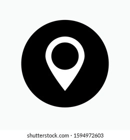 Pin Location Icon - Object Place Illustration, As A Simple Vector Sign and Symbol for Design, Presentation, Website or Apps Elements.