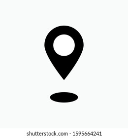 Pin Location Icon - Object Place Illustration, As A Simple Vector Sign and Symbol for Design, Presentation, Website or Apps Elements.