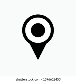 
Pin Location Icon - Object Place Illustration, As A Simple Vector Sign and Symbol for Design, Presentation, Website or Apps Elements.
