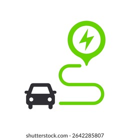 Pin. Location icon. Point sign. Pointer. Marker icon. Map pointer. Gps navigation. Road map. Position indicator. Car sign. Route travel. Navigation button. Map icon. Gas station. Charging station.