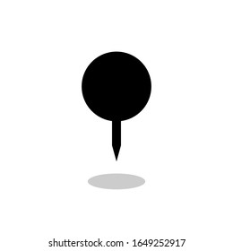 Pin Location Icon. Pointer or Navigation Illustration As A Simple Vector Sign