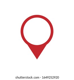 Pin Location Icon. Pointer or Navigation Illustration As A Simple Vector Sign 