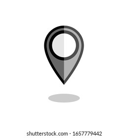 Pin Location Icon. Pointer or Navigation Illustration As A Simple Vector Sign & Trendy Symbol for Design and Websites, Presentation or Apps Elements.