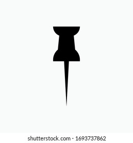 Pin Location Icon. Pointer or Navigation Illustration As A Simple Vector Sign & Trendy Symbol for Design and Websites, Presentation or Apps Elements.