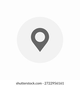 pin vetor de sinal de ícone de local