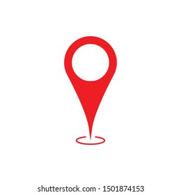 Pin Location Icon Symbol Vector