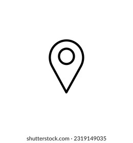 Pin location icon. Pin symbol. Location icon vector.