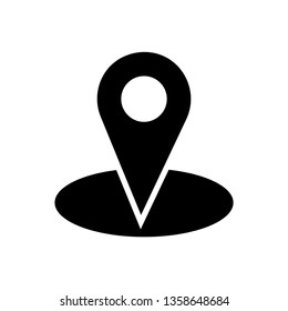 Pin location icon - vector