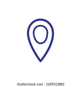 Pin location icon vector design template