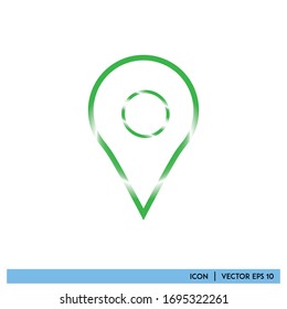 ilustración de diseño vectorial de ubicación de pin