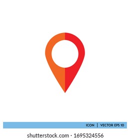 ilustración de diseño vectorial de ubicación de pin