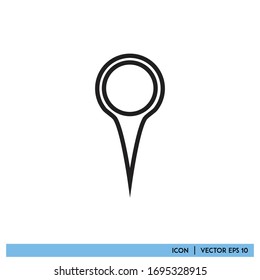 pin location icon vector design illustration