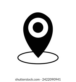 pin location icon vector design template. Vector illustration. EPS file 60.