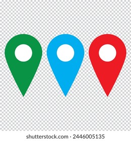 pin location icon vector design template. Location mark icon design. Location icon vector. Pin sign Isolated on white background. Flat style for graphic design, logo, Web, UI, mobile upp, EPS10