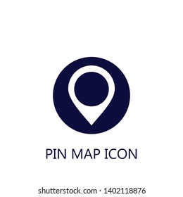 Pin Location Icon Vector Illustration