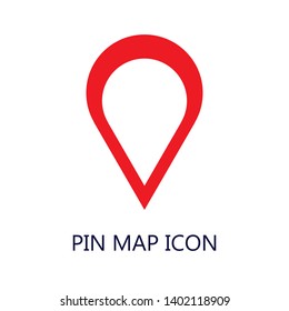 Pin Location Icon Vector Illustration