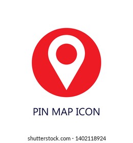 Pin Location Icon Vector Illustration