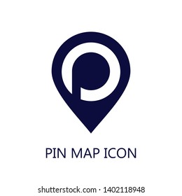 Pin Location Icon Vector Illustration