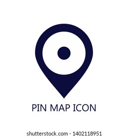 Pin Location Icon Vector Illustration