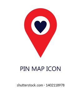 Pin Location Icon Vector Illustration
