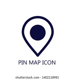 Pin Location Icon Vector Illustration