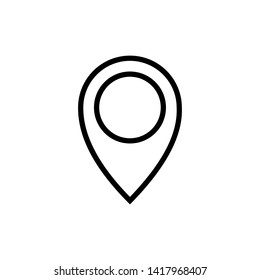 Pin Location Icon Vector Illustration